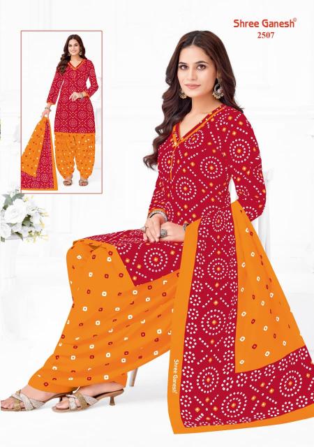 Shree ganesh bandhani vol 5 cotton dress material wholesale market in mumbai